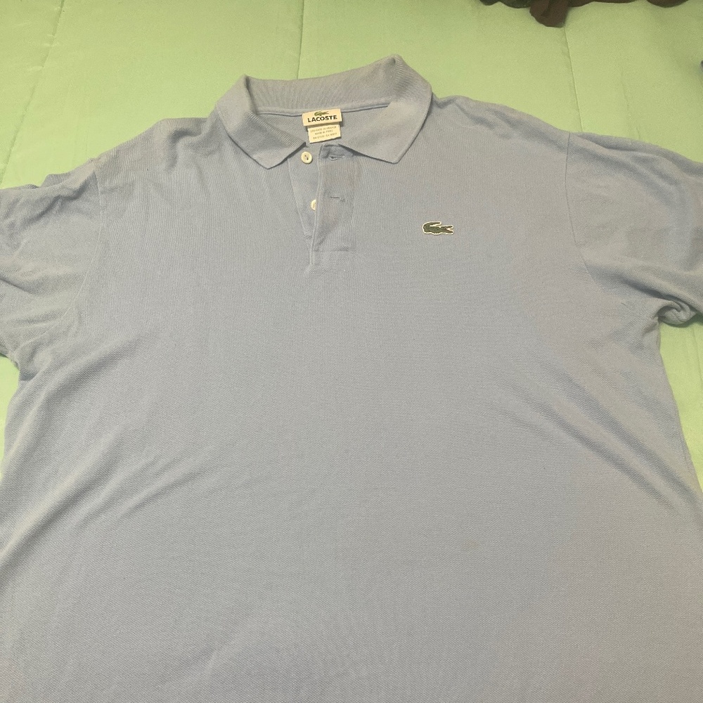 Lacoste gently used poli shirt sz 6